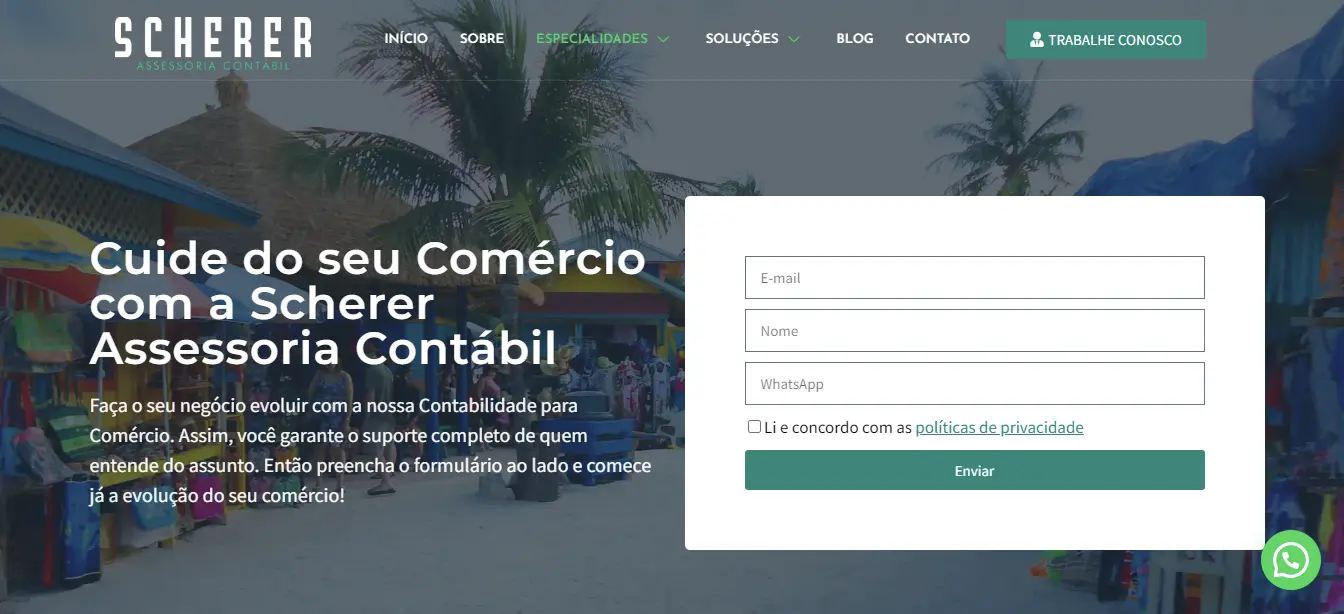 Contabilidade Para Comercio Em Rio Branco Ac - Scherer Assessoria e Consultoria Contábil