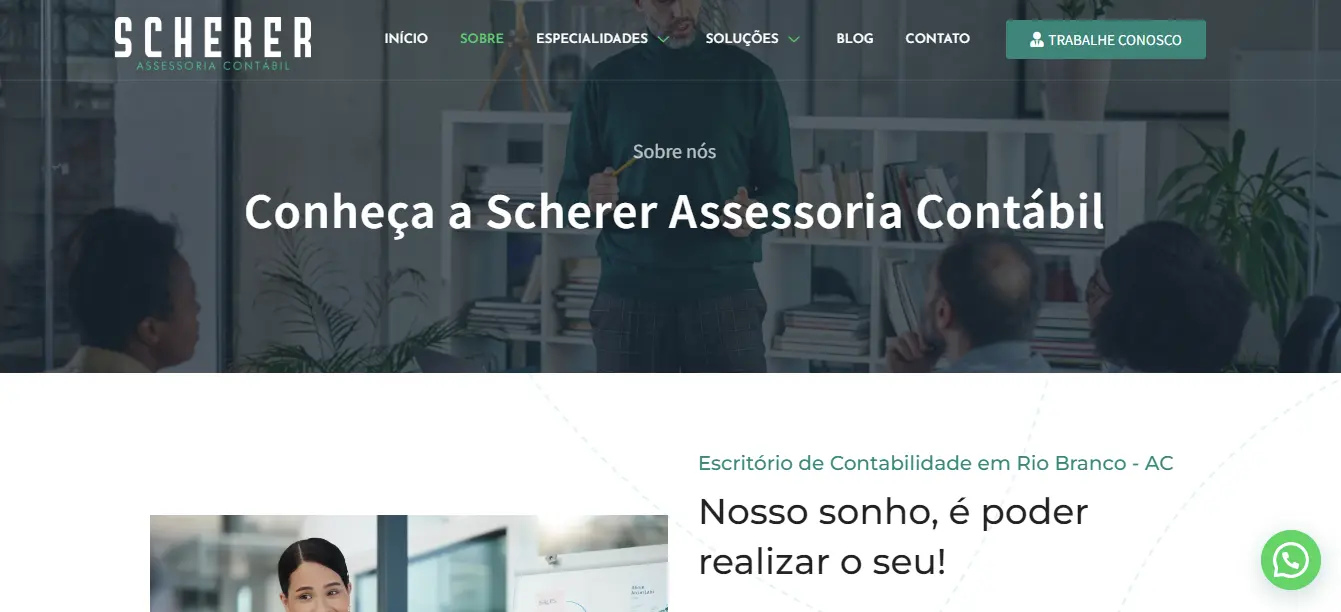 Escritorio De Contabilidade Em Rio Branco Ac - Scherer Assessoria e Consultoria Contábil